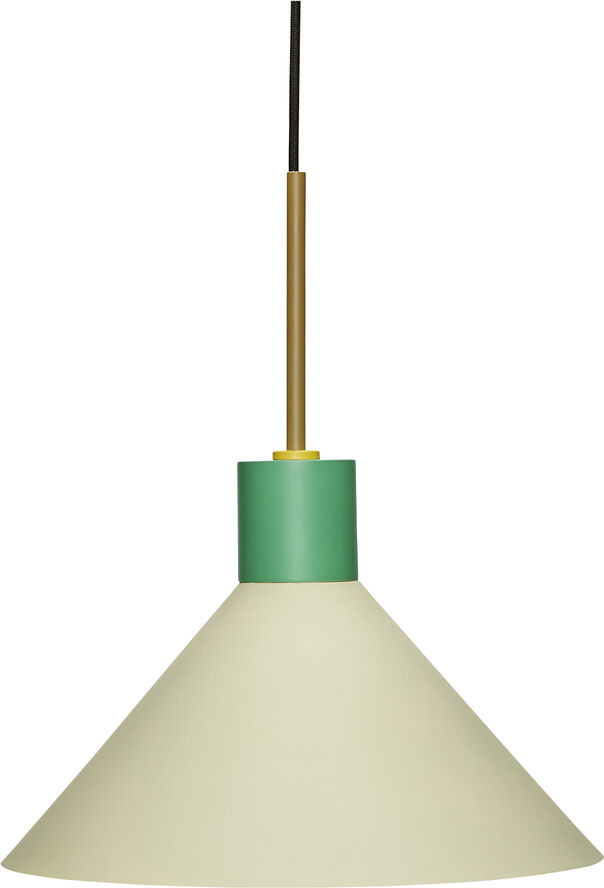 Hübsch Crayon Lamp Green Grøn/lysegrøn/rødbrun/gul