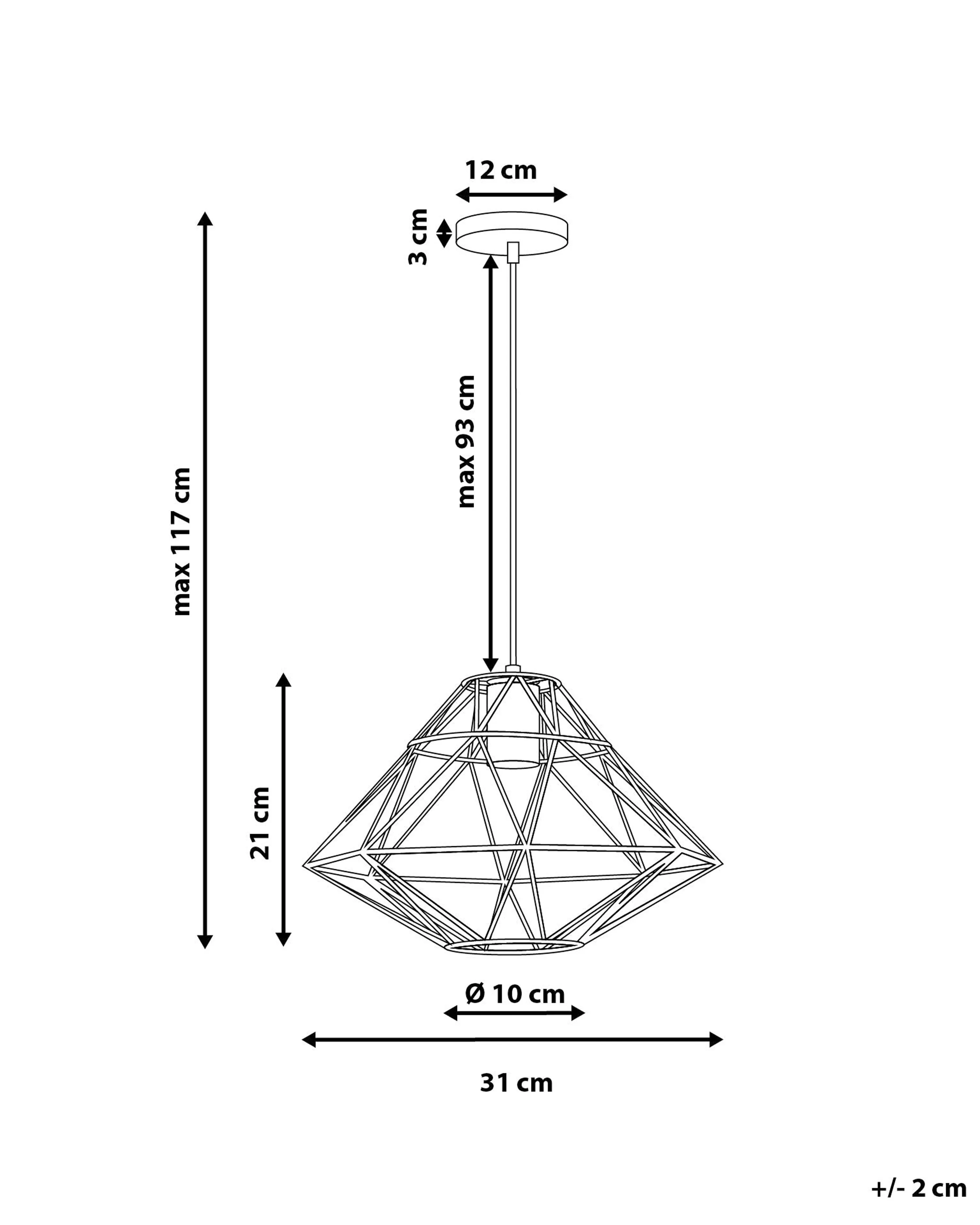 Hanglamp GUAM Metaal Zwart