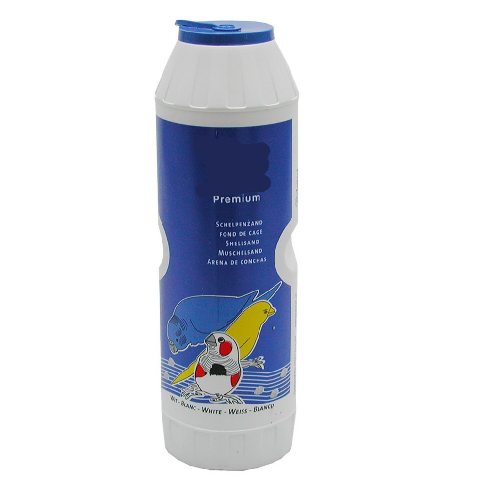 Gravier fond de cage 2 kg blanc pour oiseaux