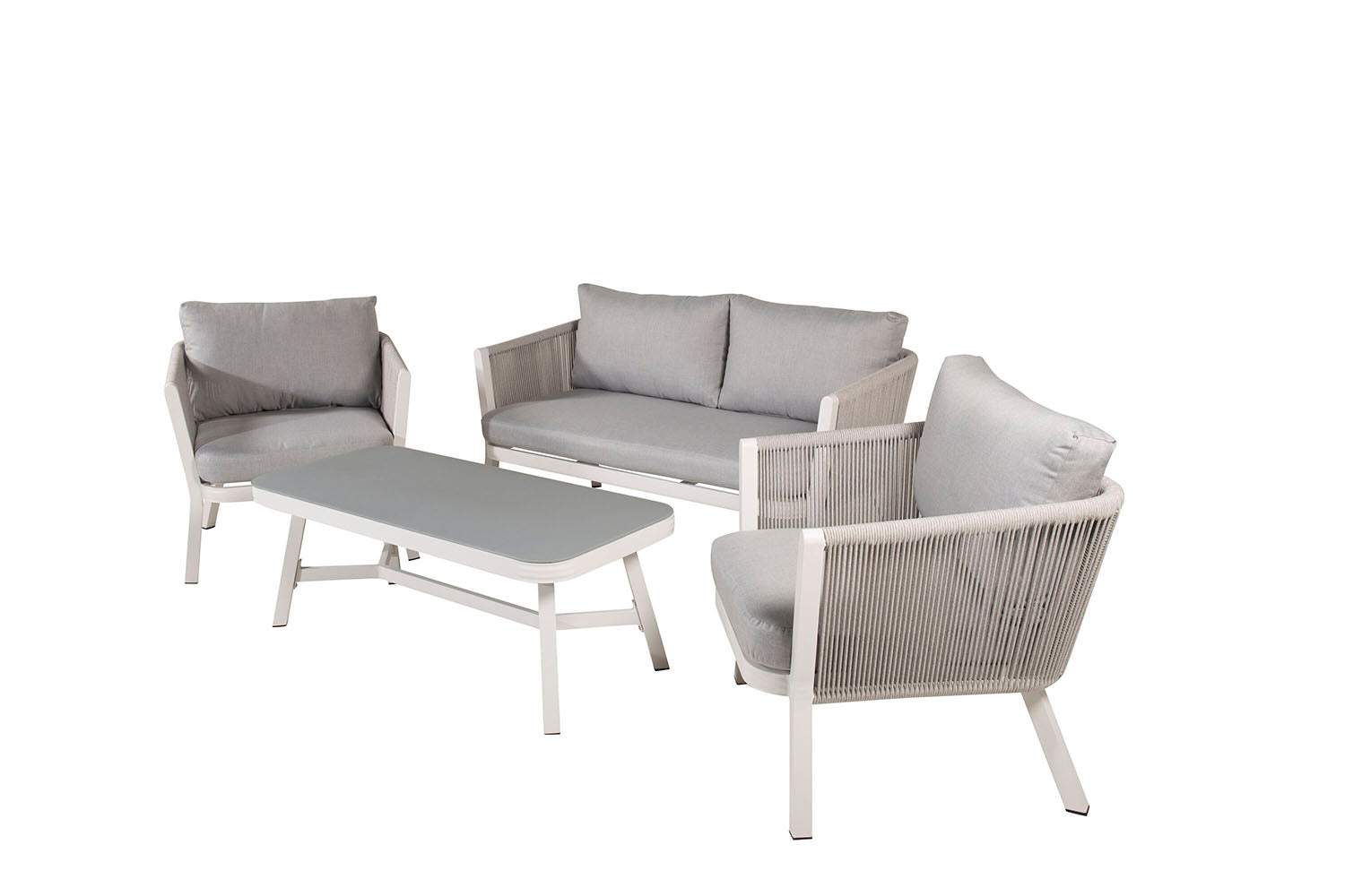 Rebellenclub Amary Loungeset - Wit