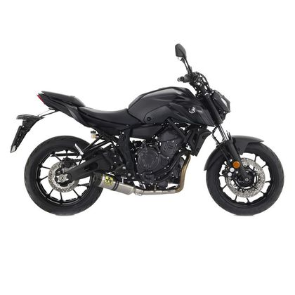 Silencieux Arrow Thunder Titane embout carbone - Gris