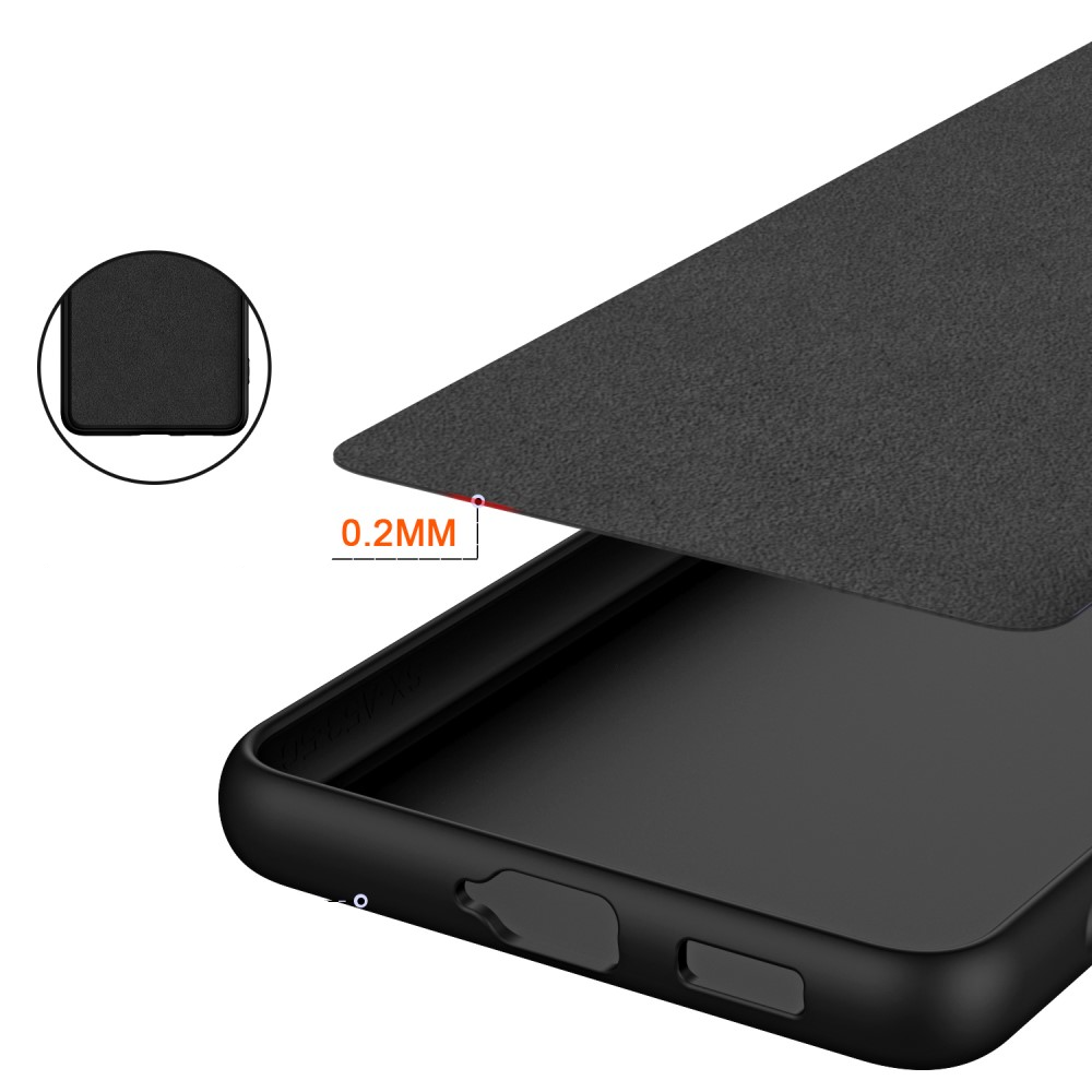 Samsung Galaxy A55 Gummi Case Schutzhülle mit Kameraschutz - Blau