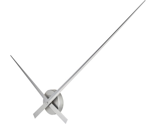 Wandklok Handen zilver Ø 85 cm