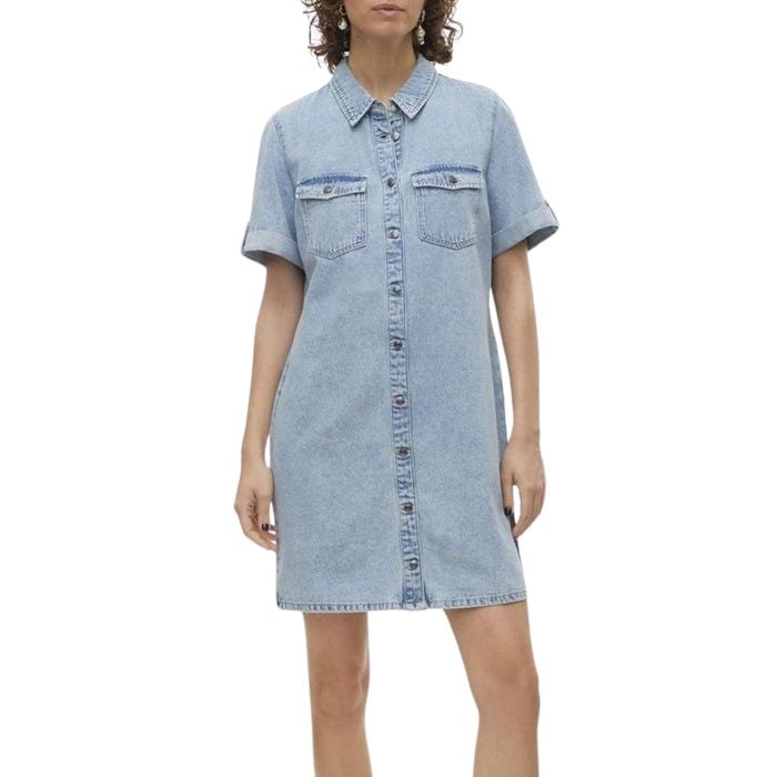 Vero Moda Jennie Denim Short Jurk Dames