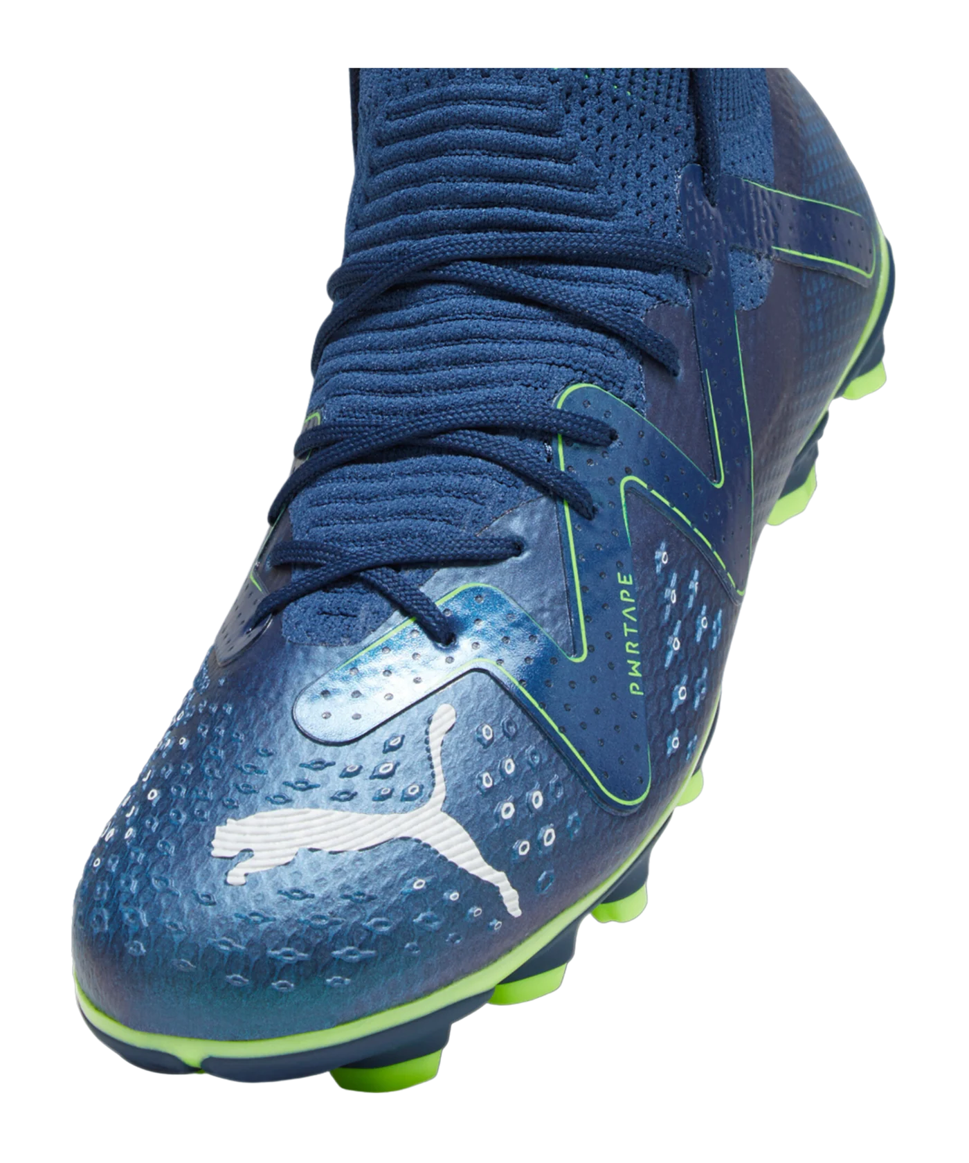 PUMA FUTURE Pro FG/AG Jr Gear Up Kids Blau Weiss F03