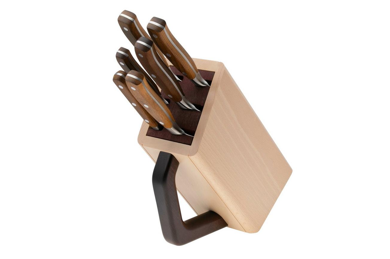 Victorinox Grand Maître Cutlery Block 7.7240.6, esdoornhout, 7-delige messenset met blok