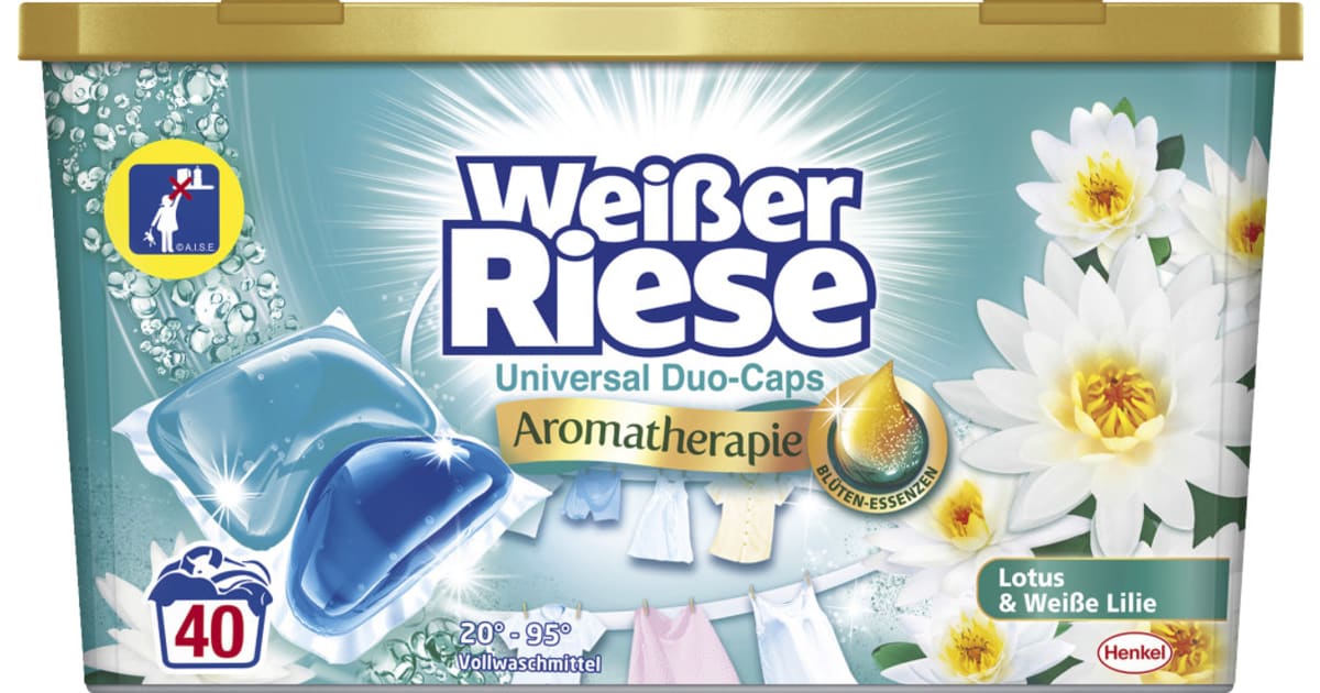 Weisser Riese Duo Caps Universal 40 Waschgänge