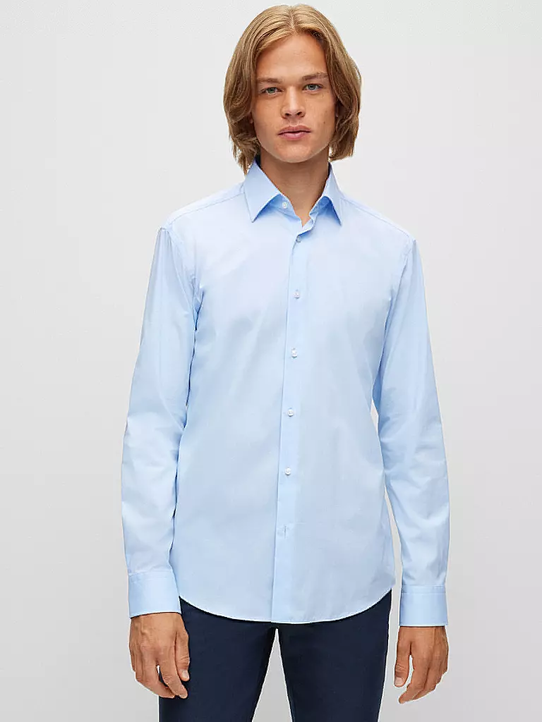 BOSS Hemd Regular Fit H-JOE  hellblau