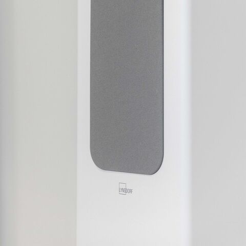 Lyngdorf FR-2 Grill – Gabriel stoffen front voor de FR-2 vloerstaande luidspreker Light Grey