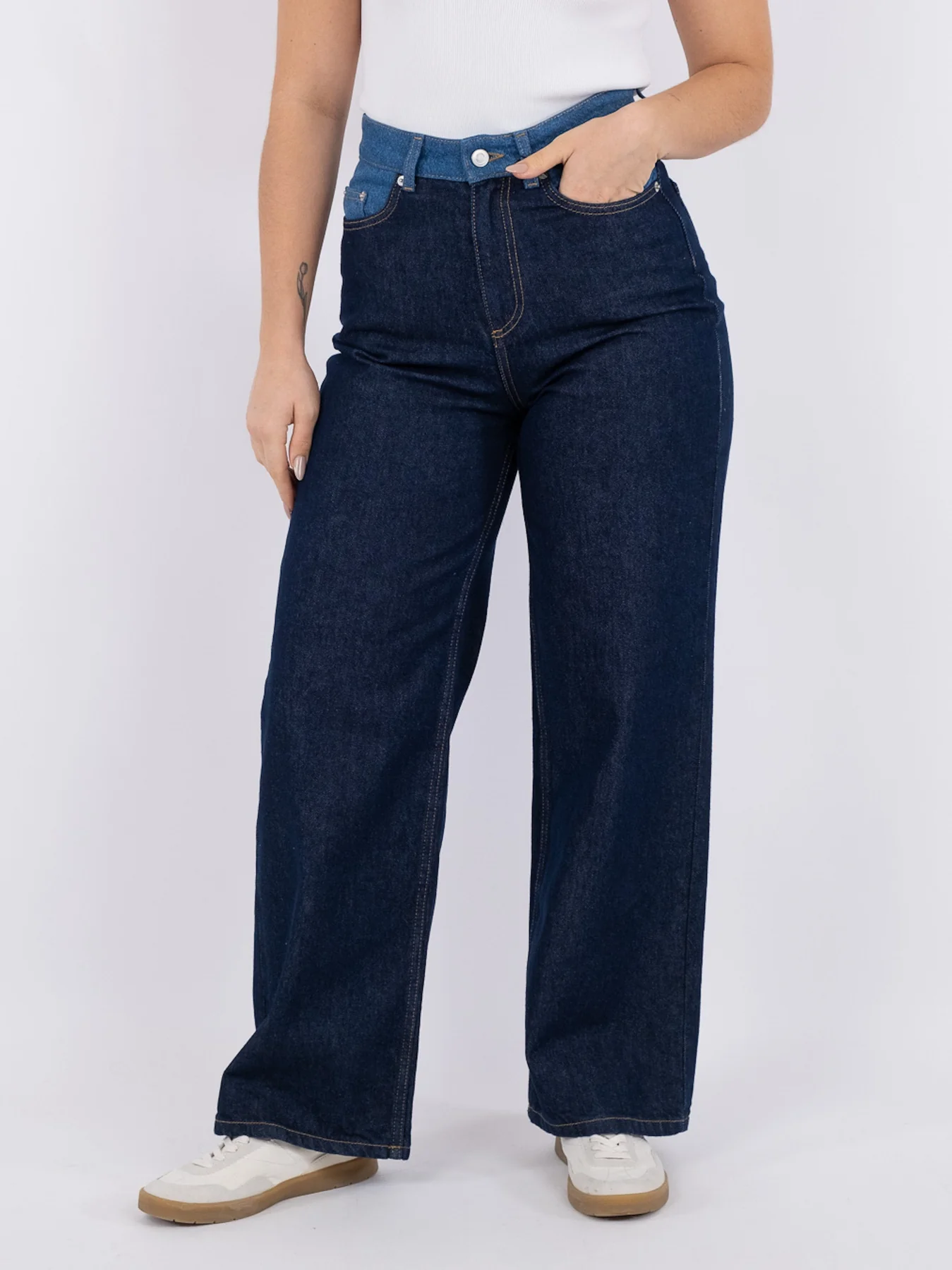 Neo Noir Duran Contrast Pants