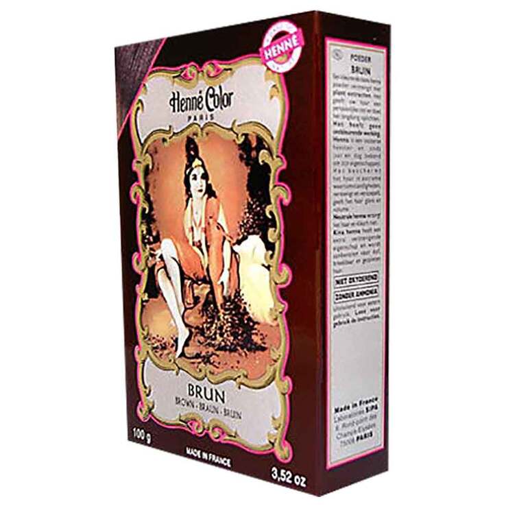 Henna Color Pulver braun Brun, 100 g