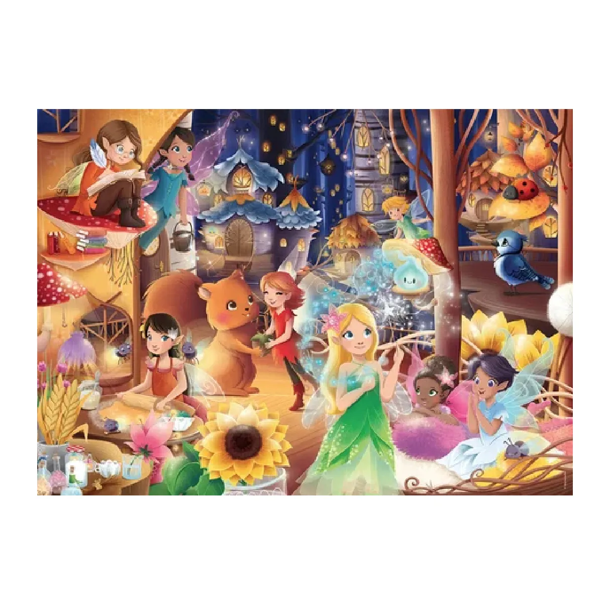 Nathan - Puzzle 100p -Bienvenue chez les fees