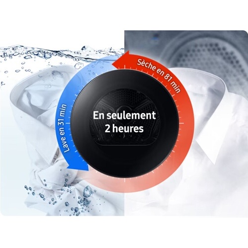 Sèche-linge pompe à chaleur Samsung DV90DG6845LK