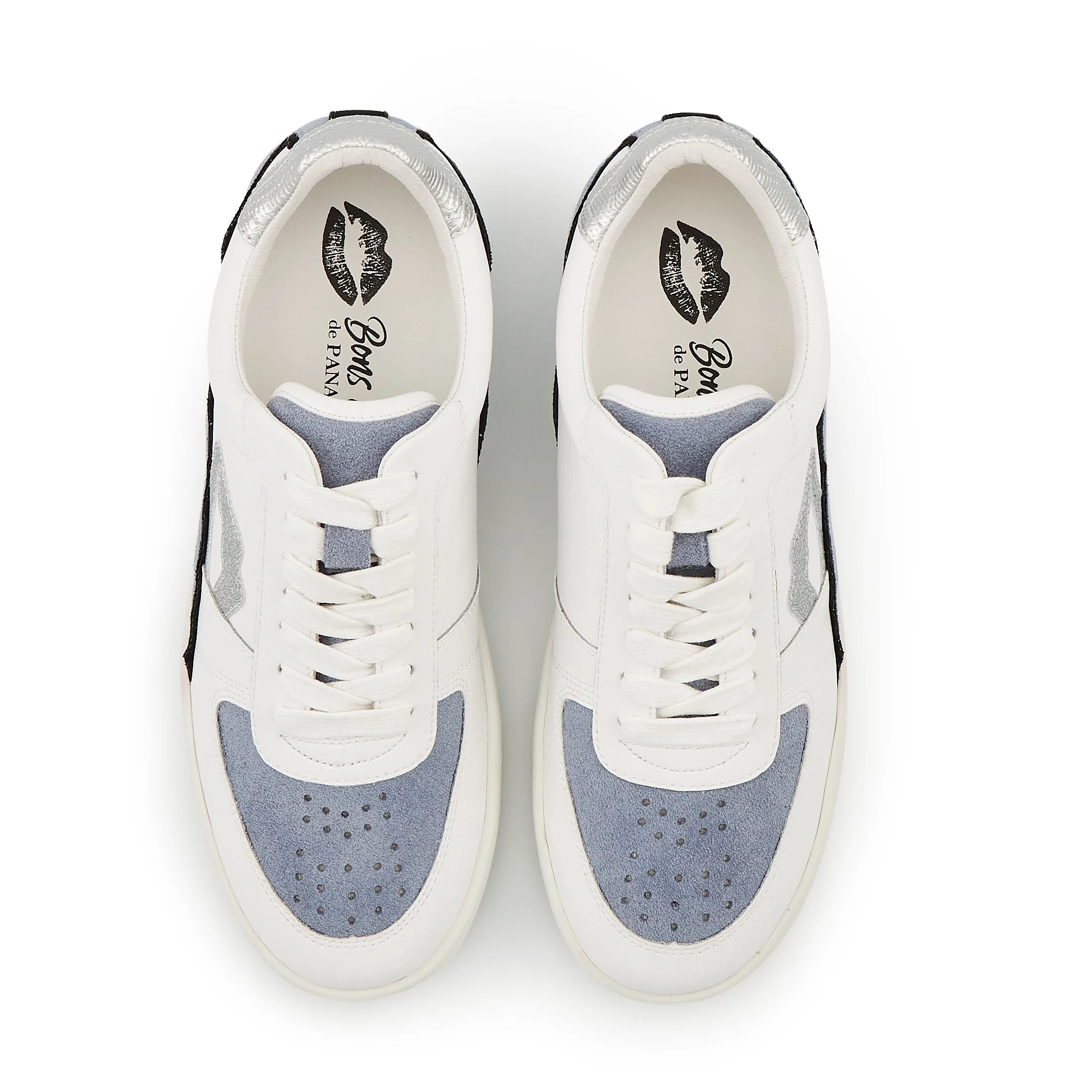 LOULOUSUEDE - Sneakers en cuir | Argent