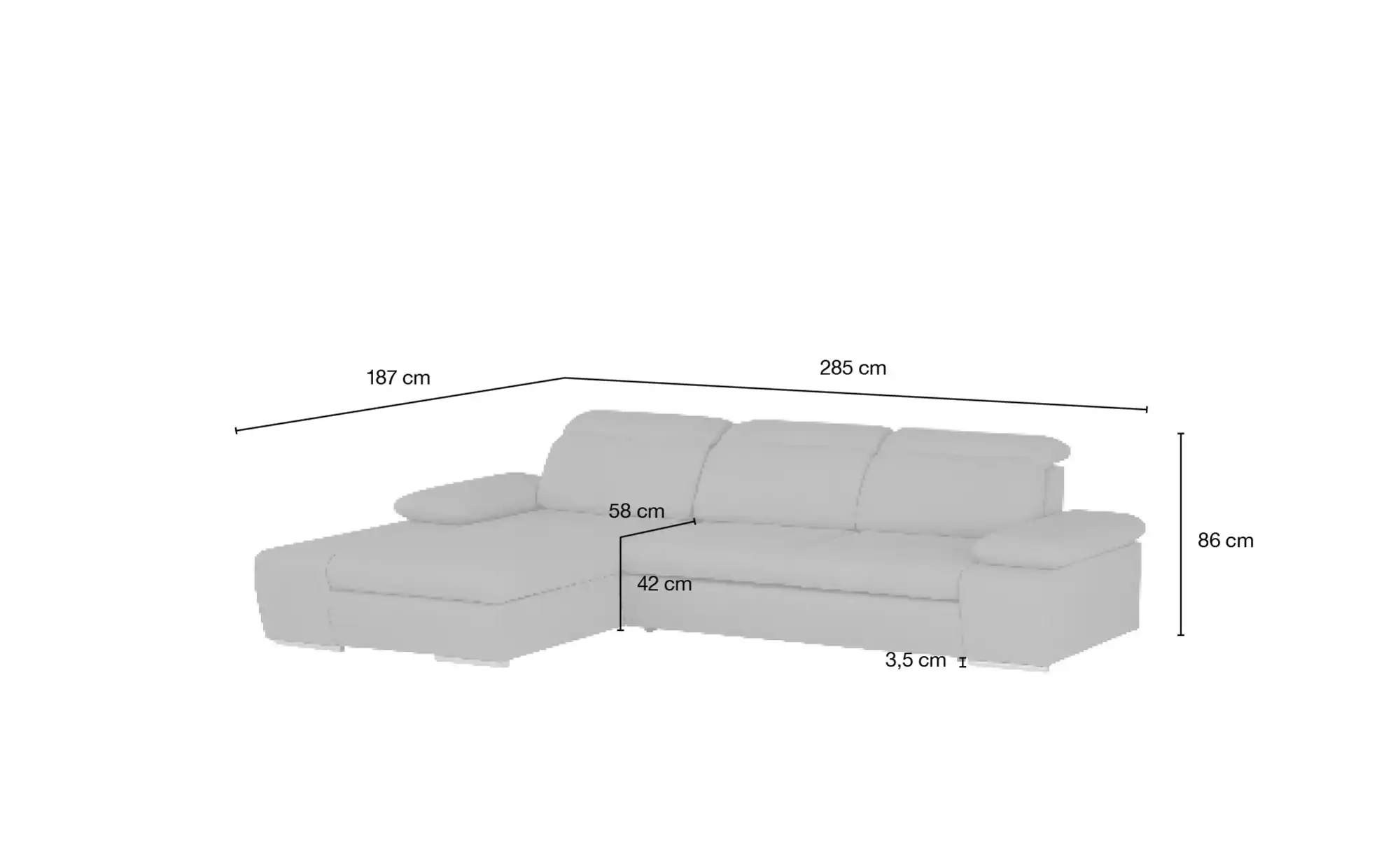 switch Ecksofa Avilla