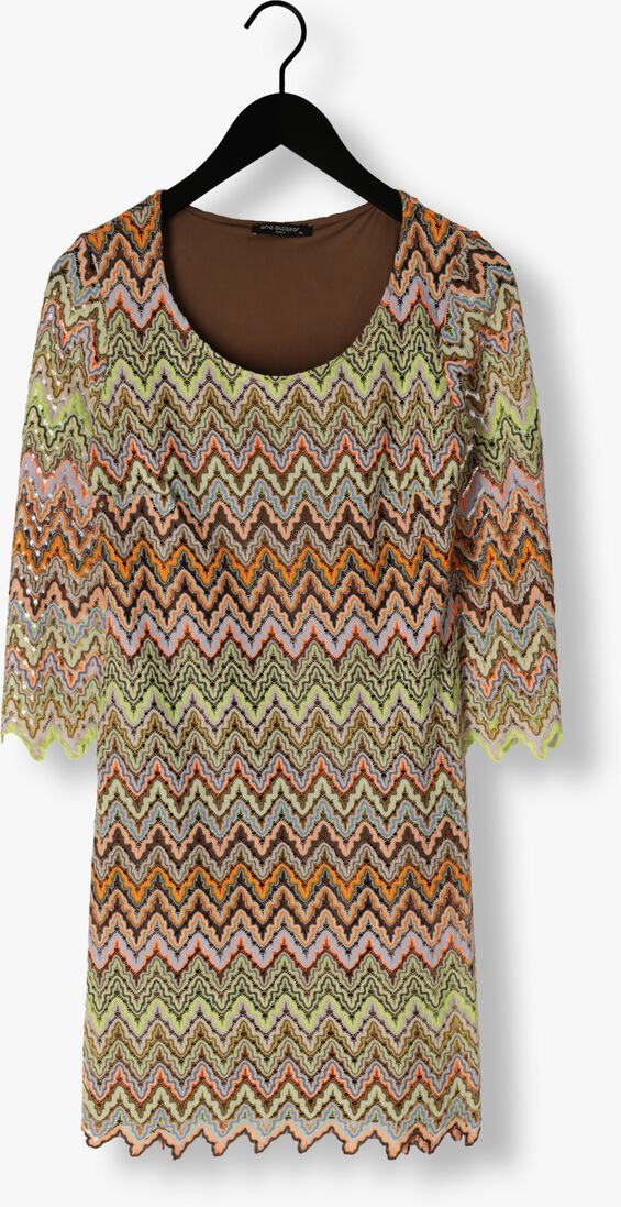 ANA ALCAZAR groene ana alcazar mini jurk tunic dress without fringes
