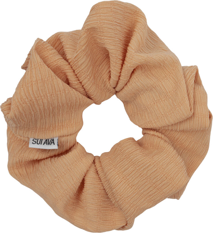 Sui Ava Ea Zig-Zag Scrunchie Orange peel