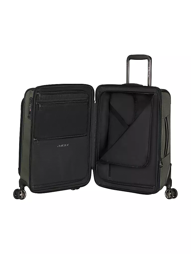 SAMSONITE Trolley PRO-DLX 6 55cm erweiterbar Green olive