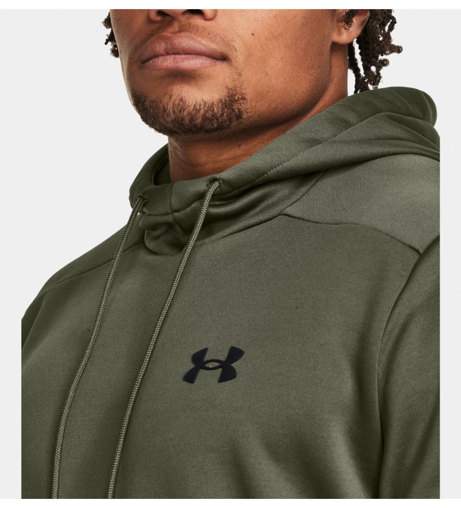 Moletom com capuz Under Armour Armour Fleece, verde
