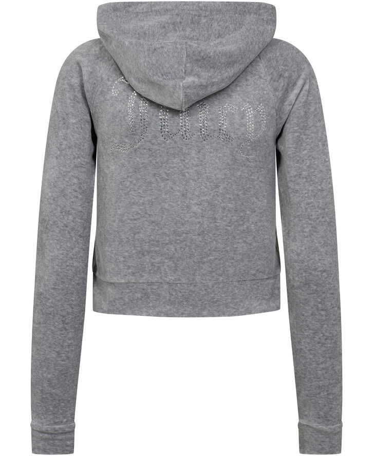 Juicy Couture MADISON HOODIE Silver marl