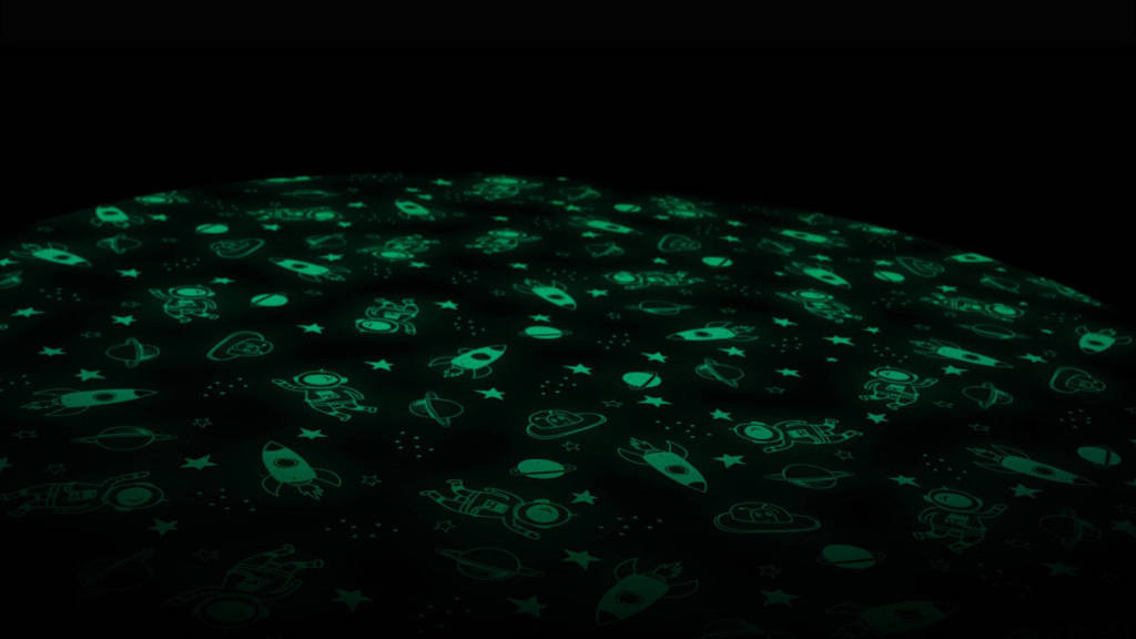 Space Glow in the Dark opbergzak