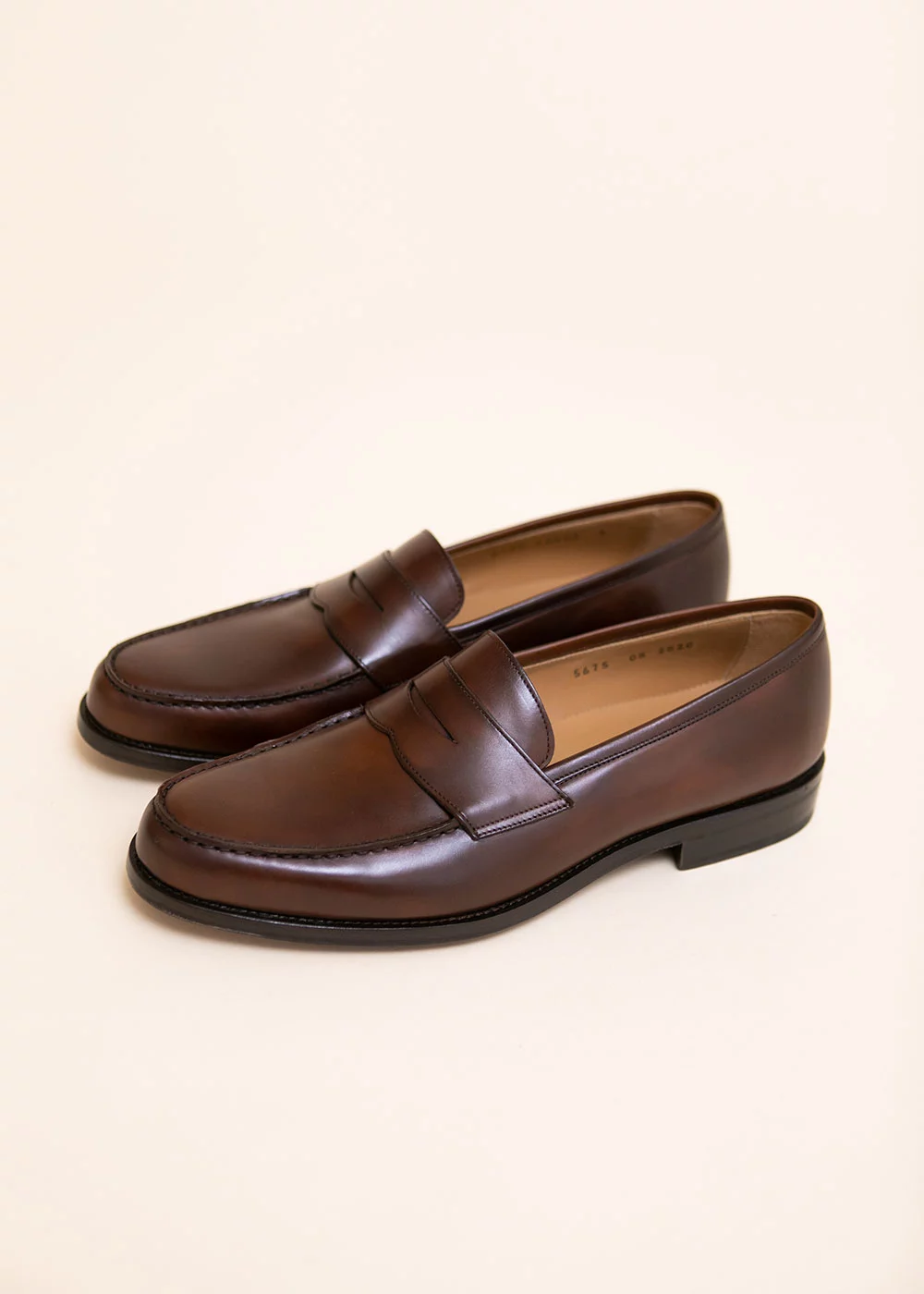 MOCASSIN BRENDISI CUIR CHOCOLAT