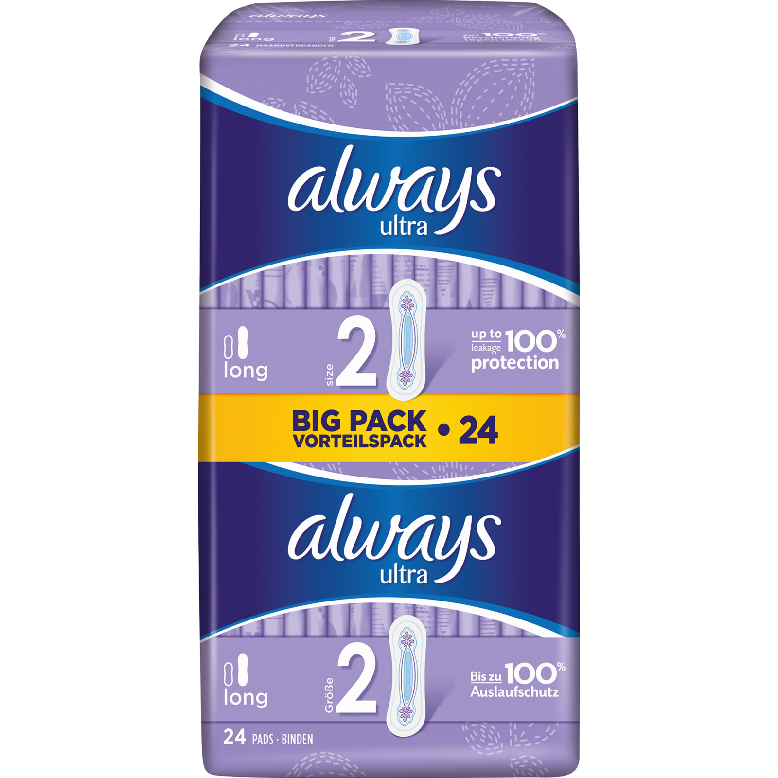 Always Ultra Binden Long Vorteilspack 24 Stück