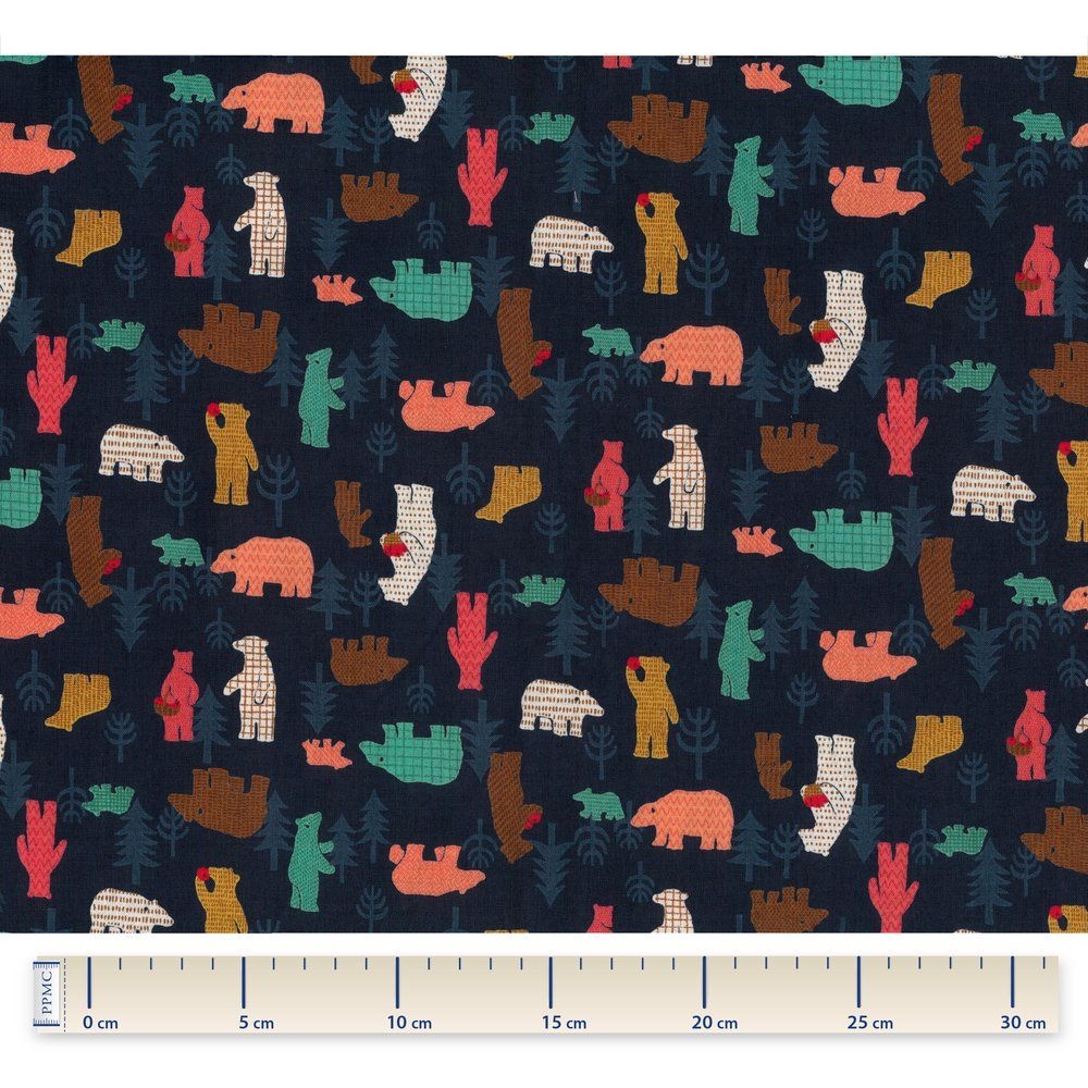 Tissu Enduit Au Mètre Grizzli