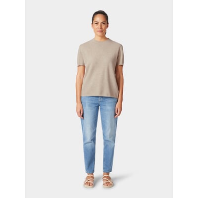 Damen-Strickshirt, Natur