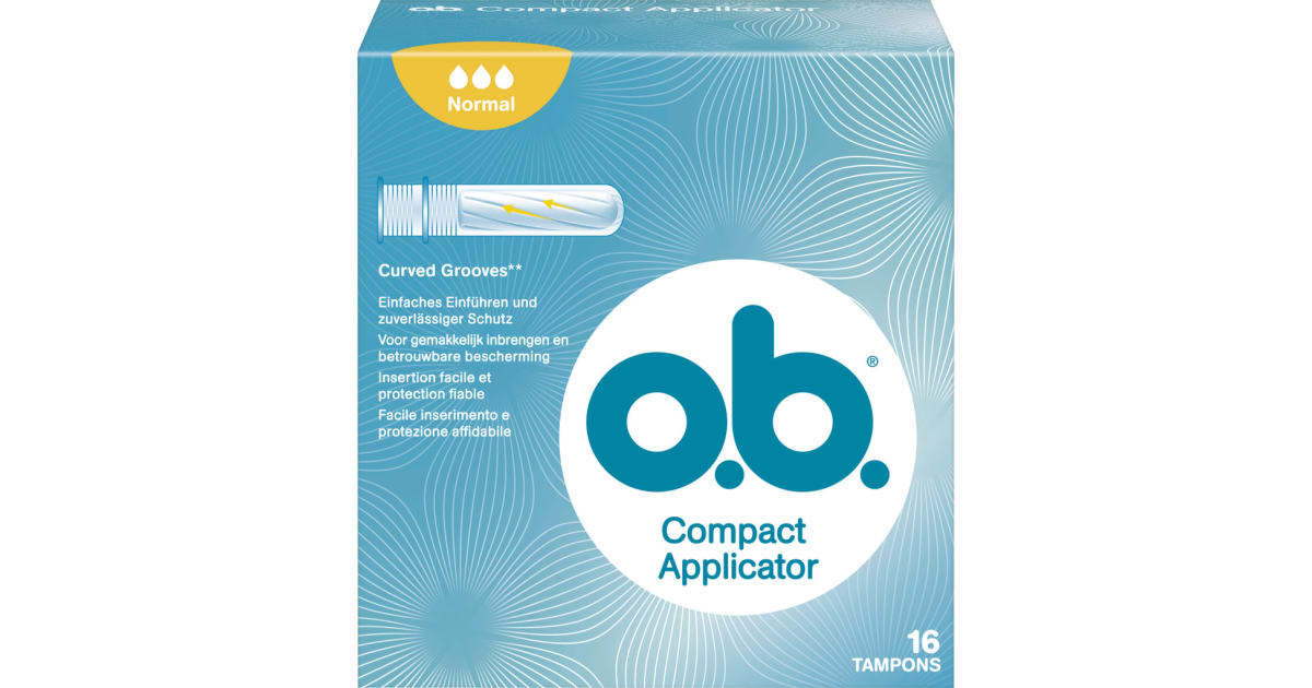 O.B. Tampon Normal mit Applikator 16er-Packung