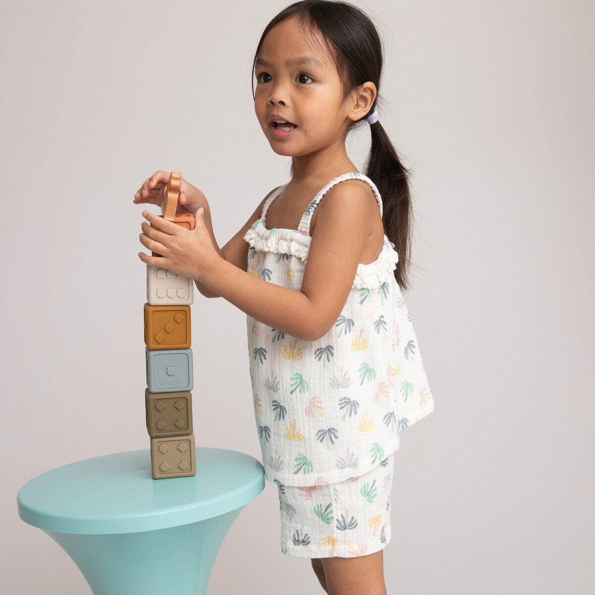 LA REDOUTE COLLECTIONS<br>Conjunto de camisola e calções de 2 peças