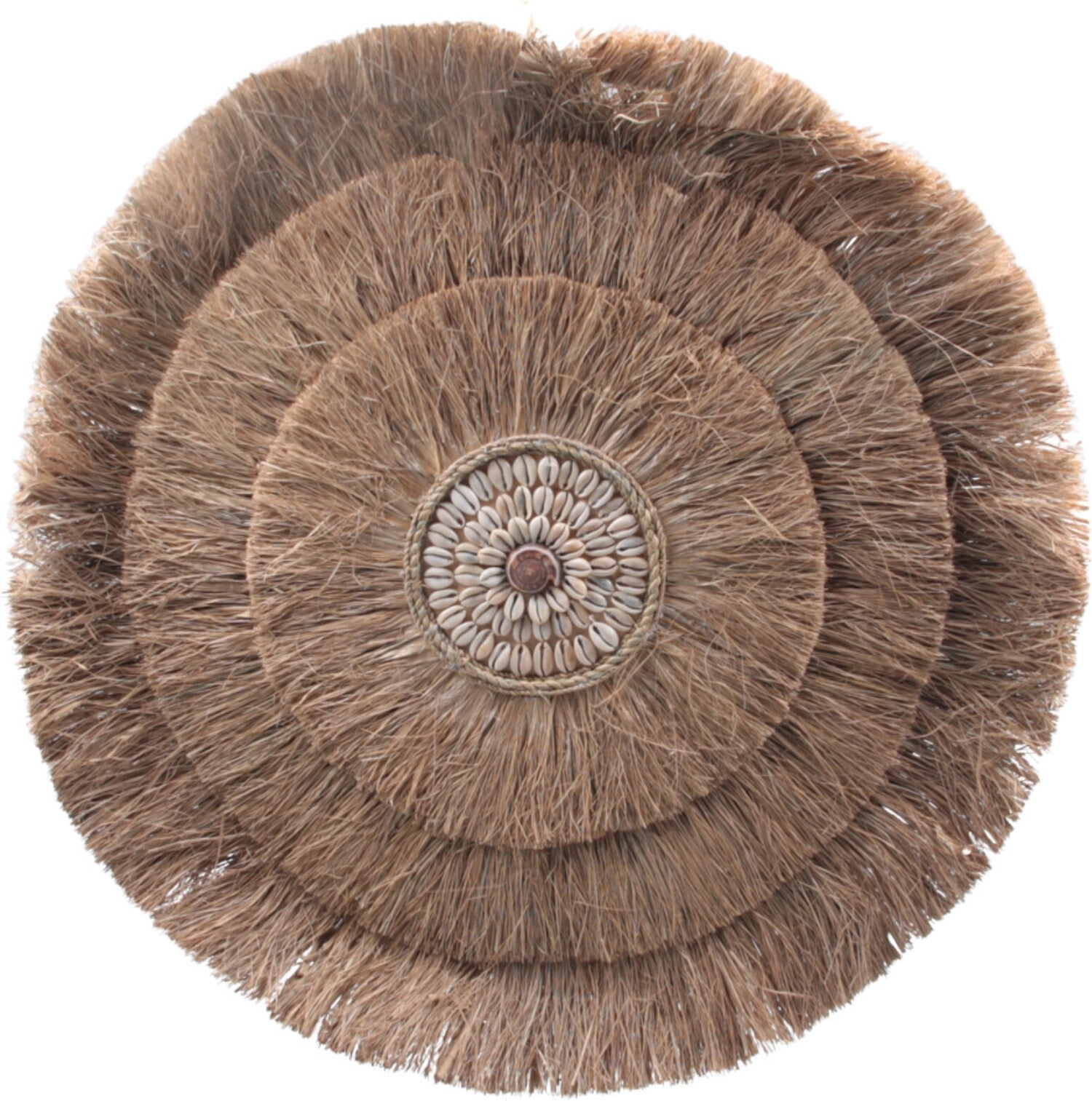 SID tuin wanddecoratie schelpen naturel D 60 H 2 cm