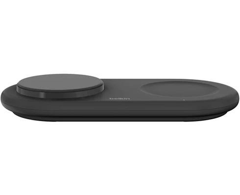Belkin Qi2 15W 2-in-1 Wireless Charging Pad   5W USB-C Port, Black