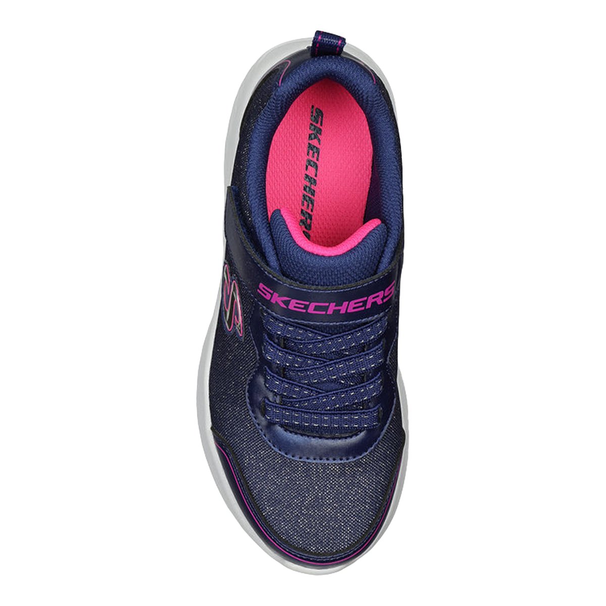 2X les points-Boundgirl-jg-Baskets - Talon plat - Marine