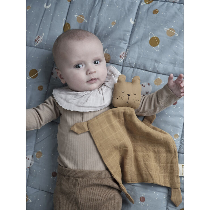 Fabelab Ruffle Bib - Natural- 2 pack Natural