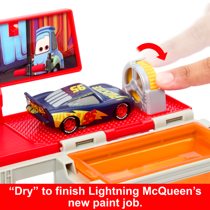 Disney Cars - Color Changers Mobile Paint Shop Mack Playset (HPD82)
