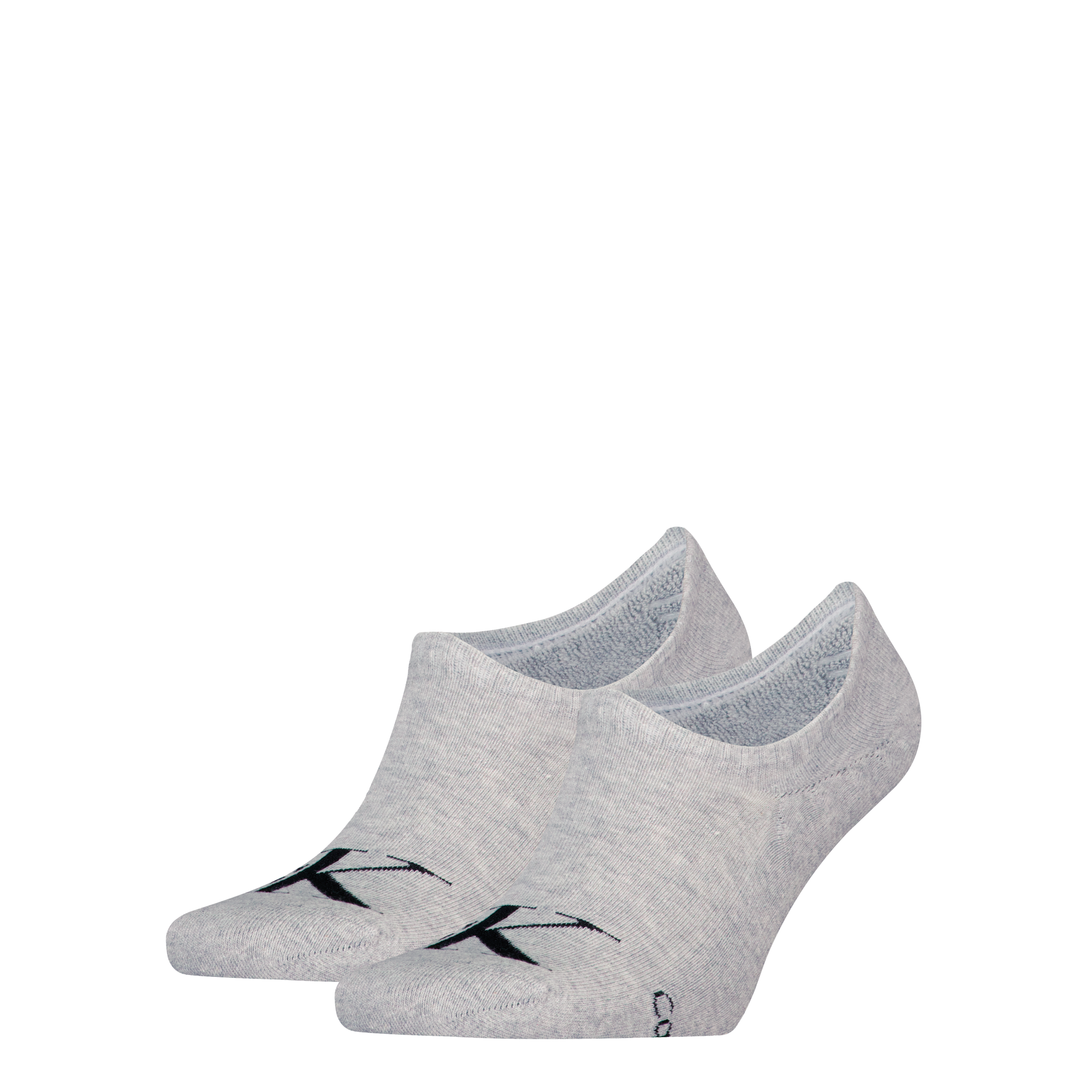 Calvin Klein Jeans Füsslinge »CKJ MEN FOOTIE HIGH CUT MONOGRAM« 2 Paar, 2 Paar tlg. mit stilvollem Logodetail