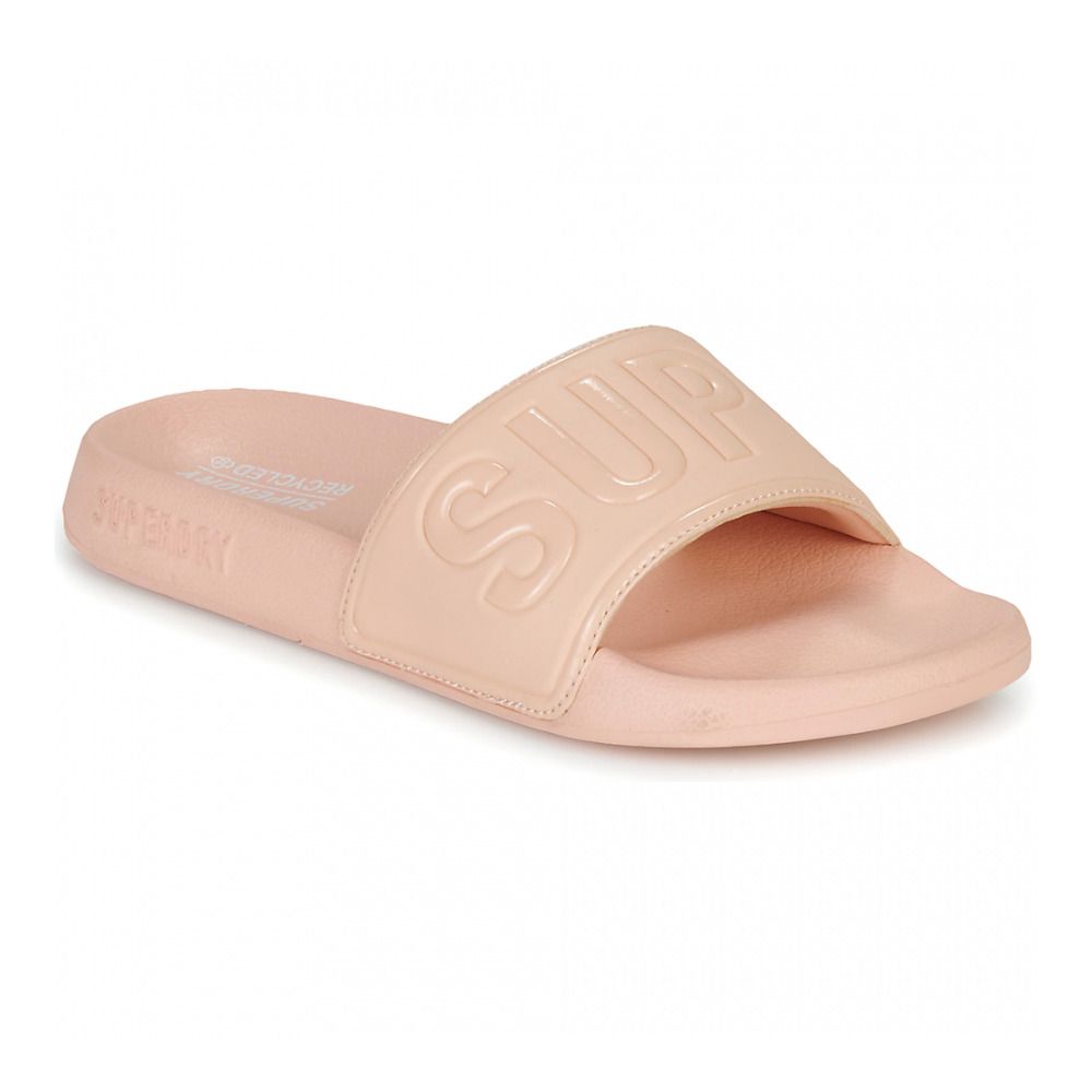 Superdry CODE CORE POOL SLIDE - Sandales Femme pink pesca
