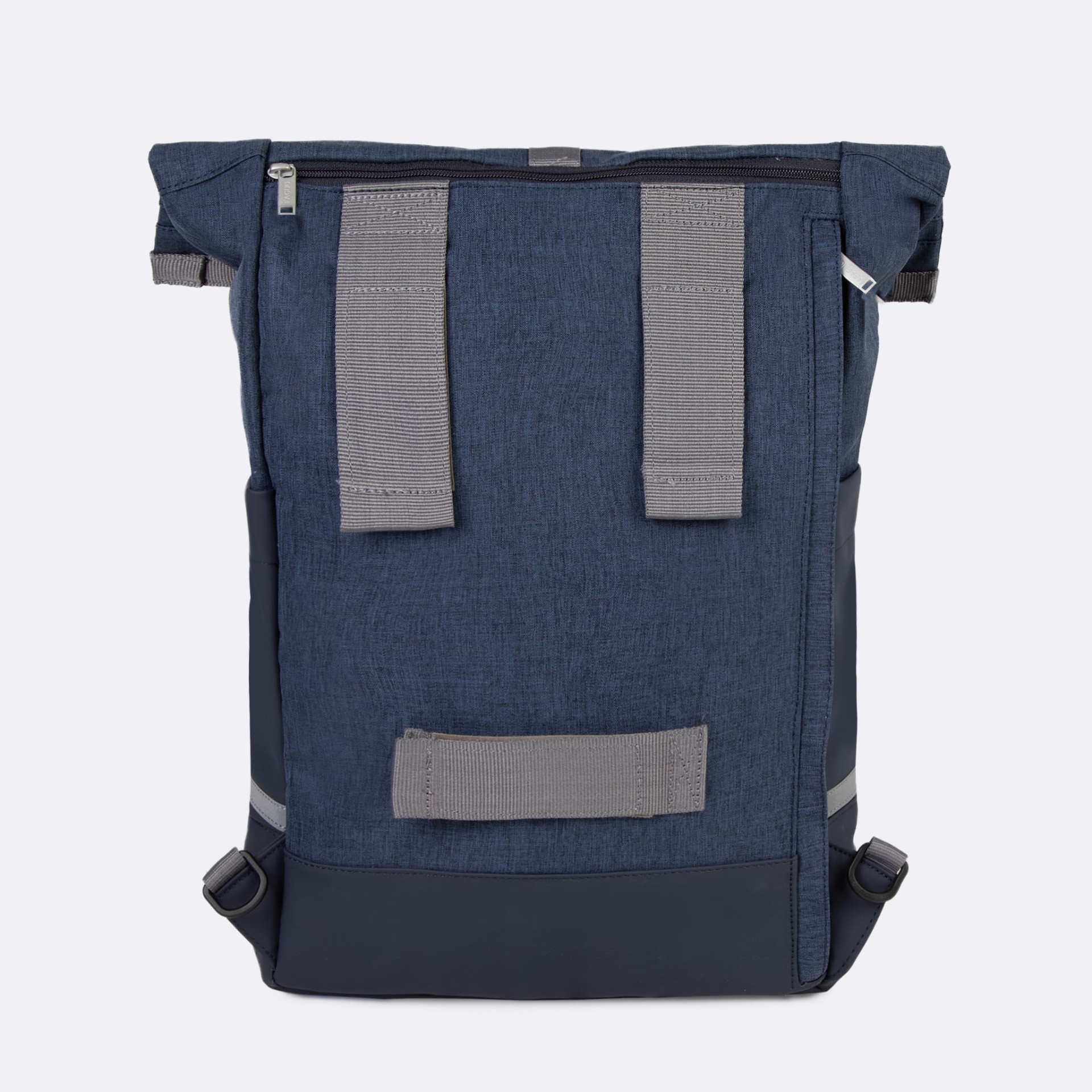 Sac à dos jeans marine végan en polyester recyclé - modèle Cycling medium