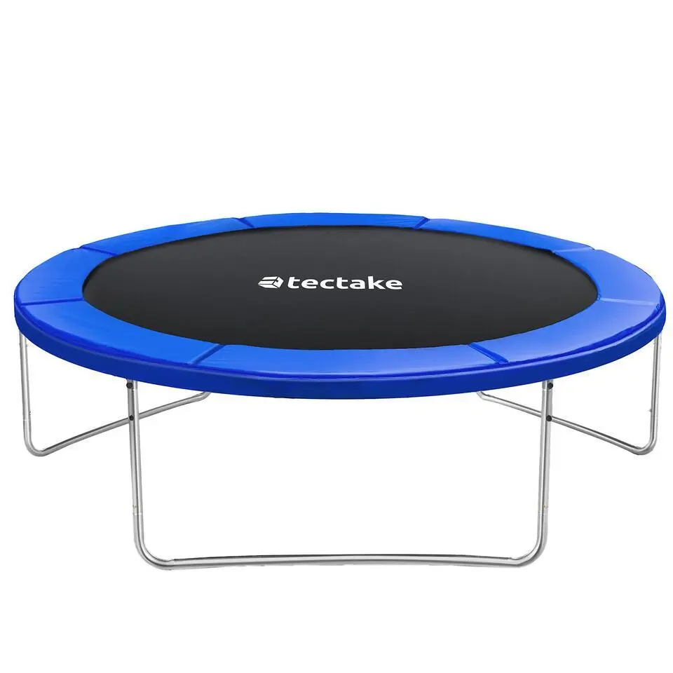tectake Trampoline Garfunky met veiligheidsnet, Zwart/blauw