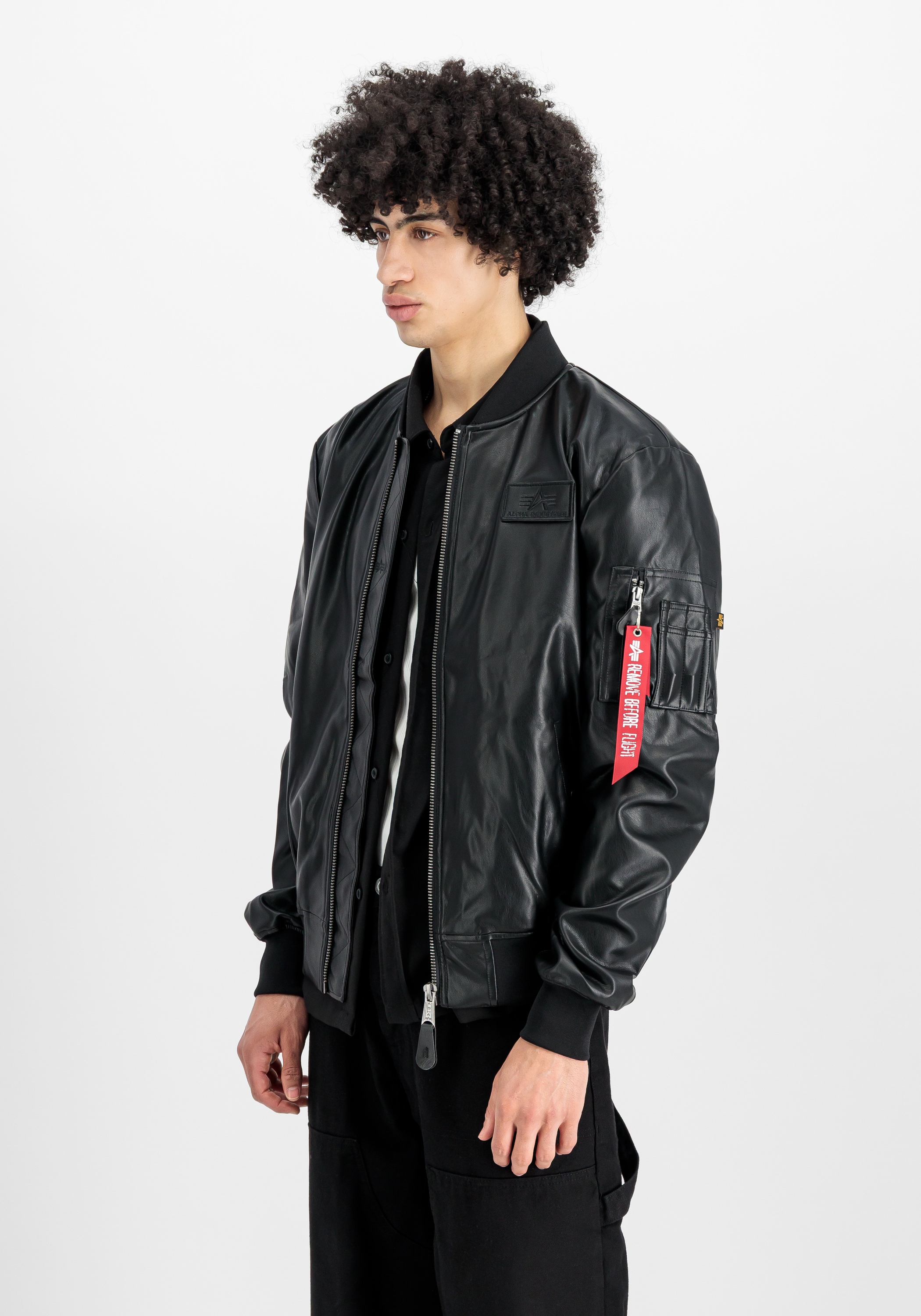 Alpha Industries Lederjacke »MA-1 VF Vegan Leather Light«