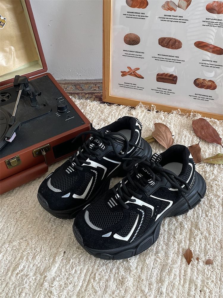 telijimi - Mesh Panel Veterschoenen