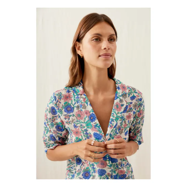 Louise Misha Pyjama Louka Coton Bio - Collection Femme | Bleu
