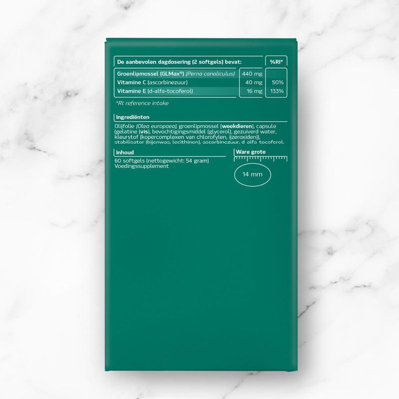 Synofit Groenlipmossel Basic 60 softgels