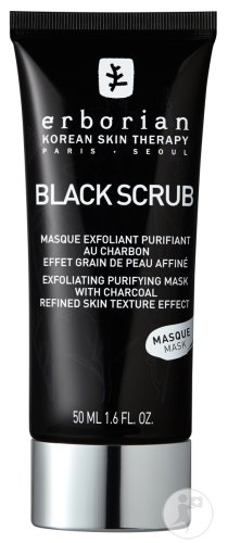 Erborian Black Scrub Mask Masque Exfoliant Purifiant Au Charbon 50ml