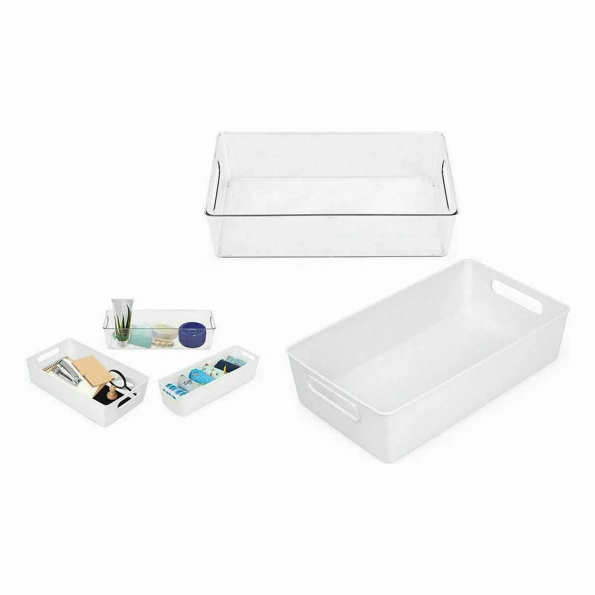 Confortime Panier Multi-usages Blanc