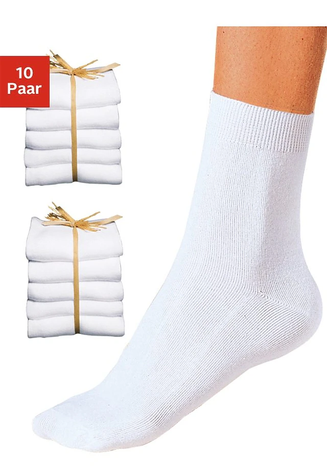Go in Basicsocken Packung, 10 Stk. tlg. unifarben