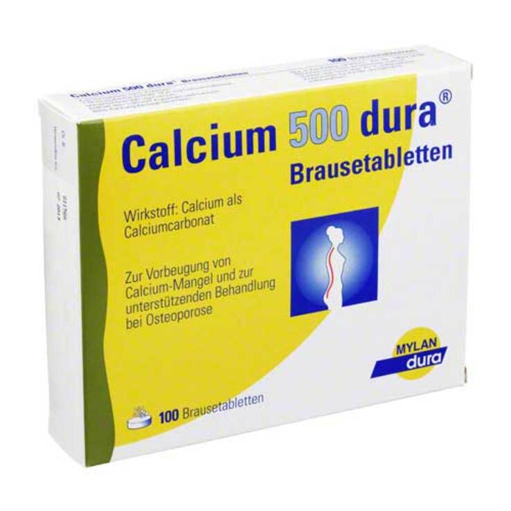 Calcium 500 dura Brausetabletten, 100 St