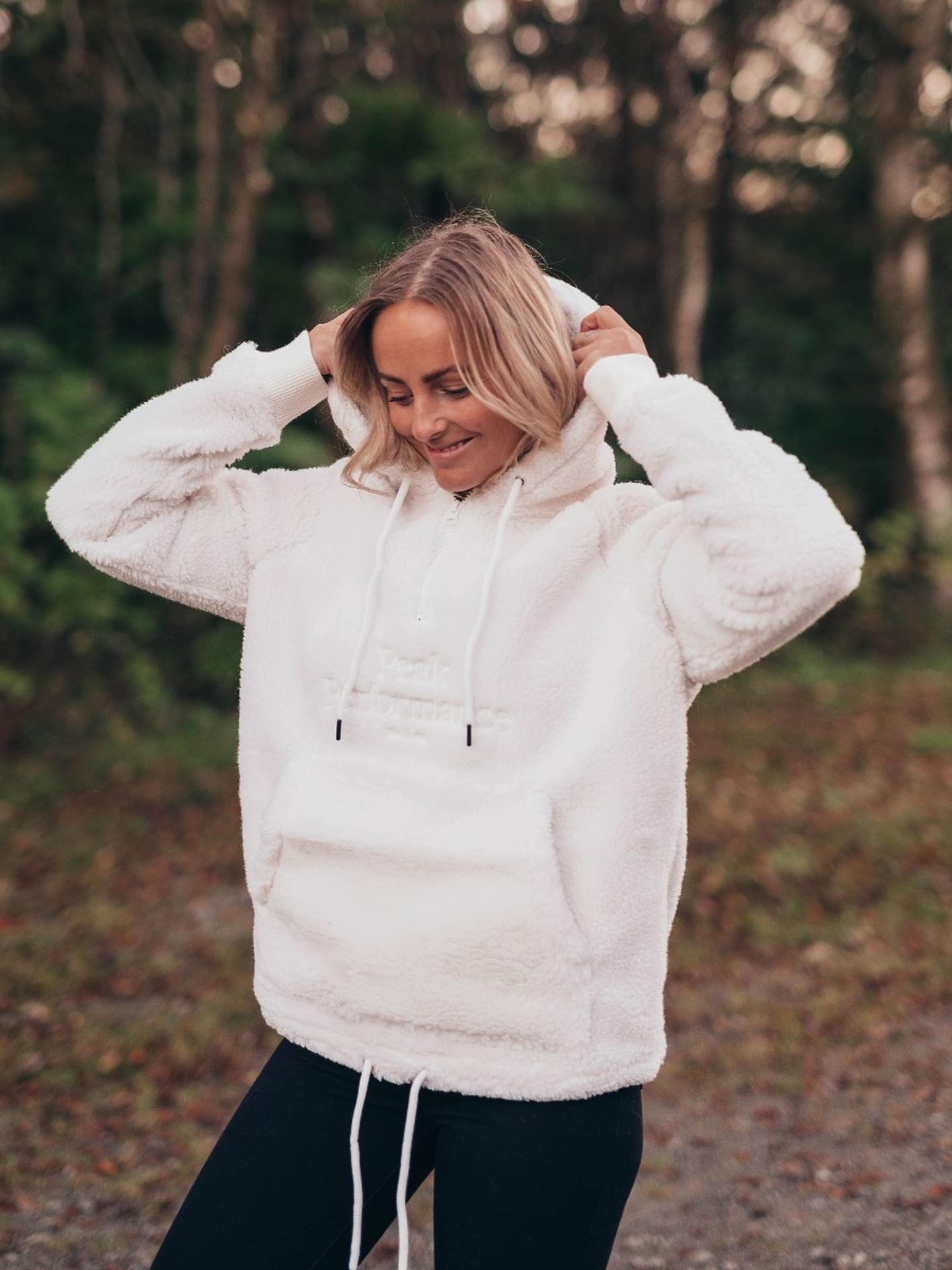 Original Pile Half Zip Hood
