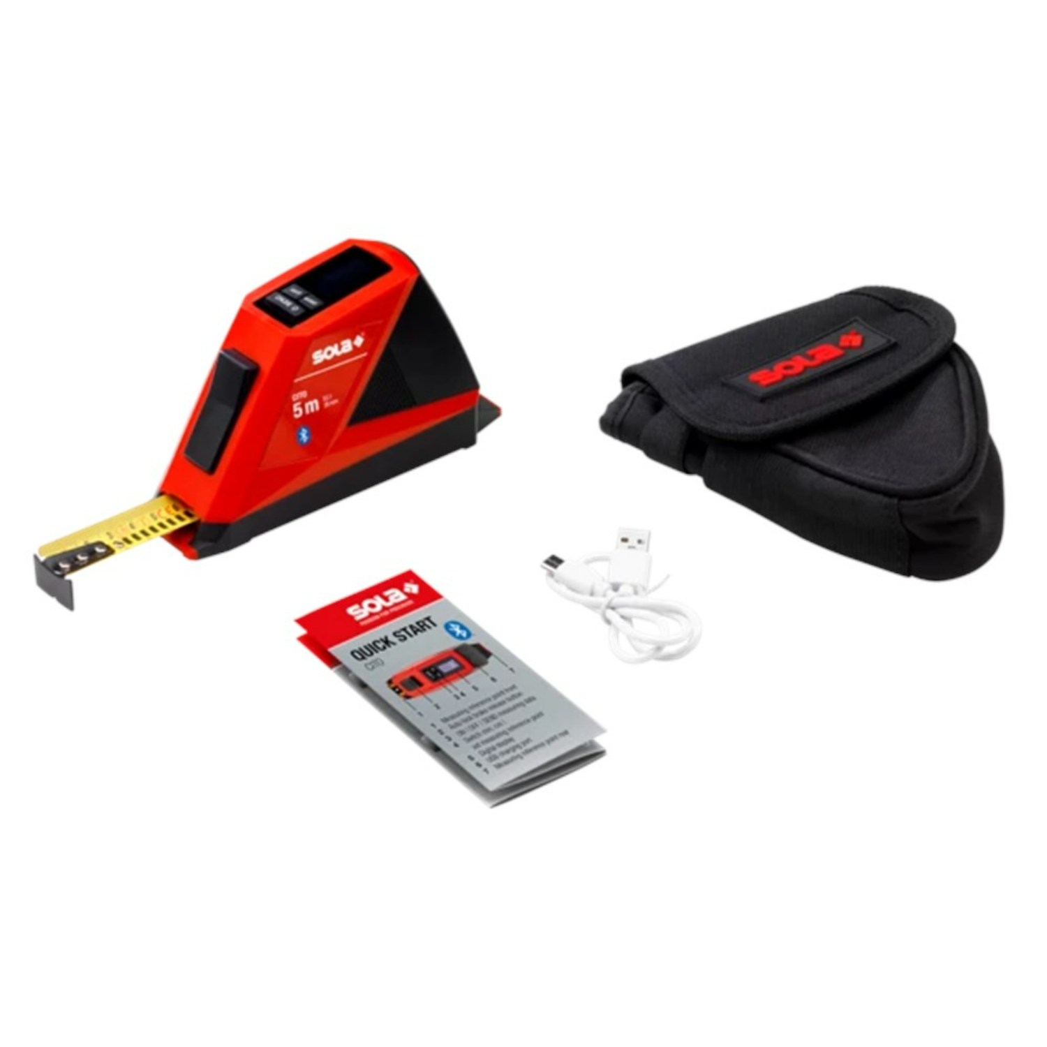 Sola CITO Digitale Rolmaat Bluetooth - 5m x 25mm